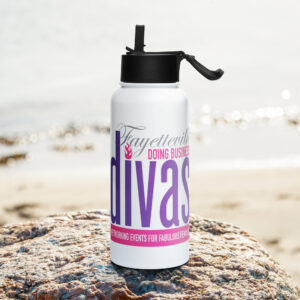 Fayetteville Divas Stainless Steel Water Bottle